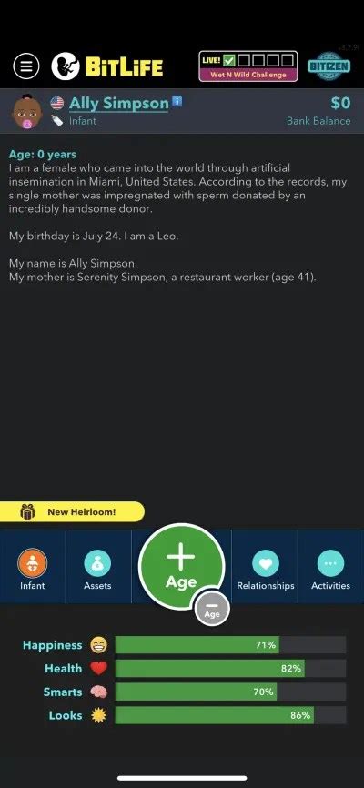bitlife wet n wild challenge|BitLife: How to Complete the Wet 'n Wild Challenge.